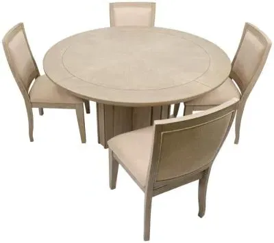 Tambour Round Table - Beige image