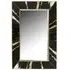 Vesna Rectangular Mirror - Black and Gold
