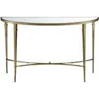 Waverly Console Table - Antique Brass