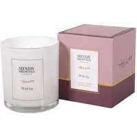 Wild Fig Glass Candle Set - White