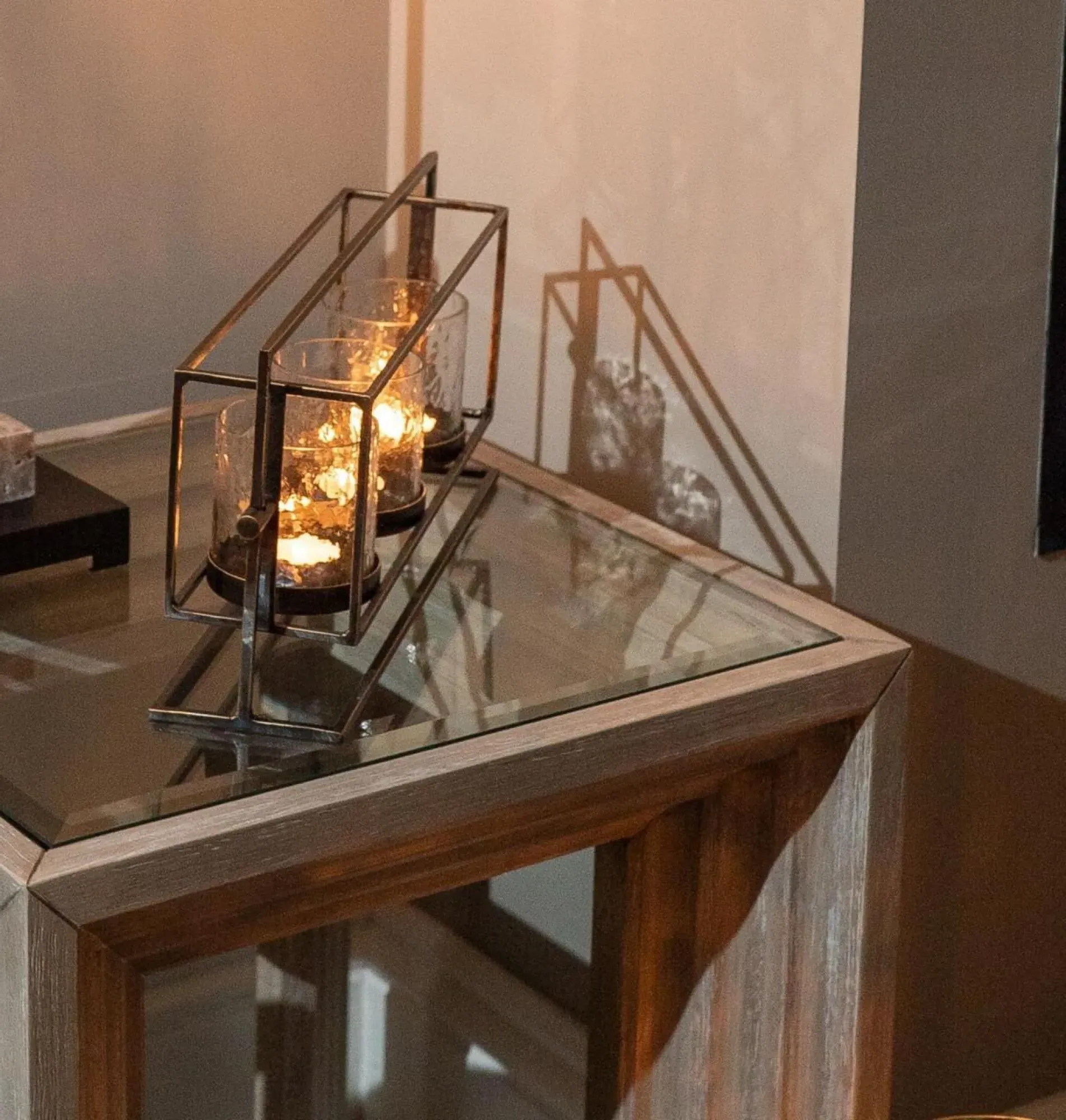 Yvette Side Table - Grey