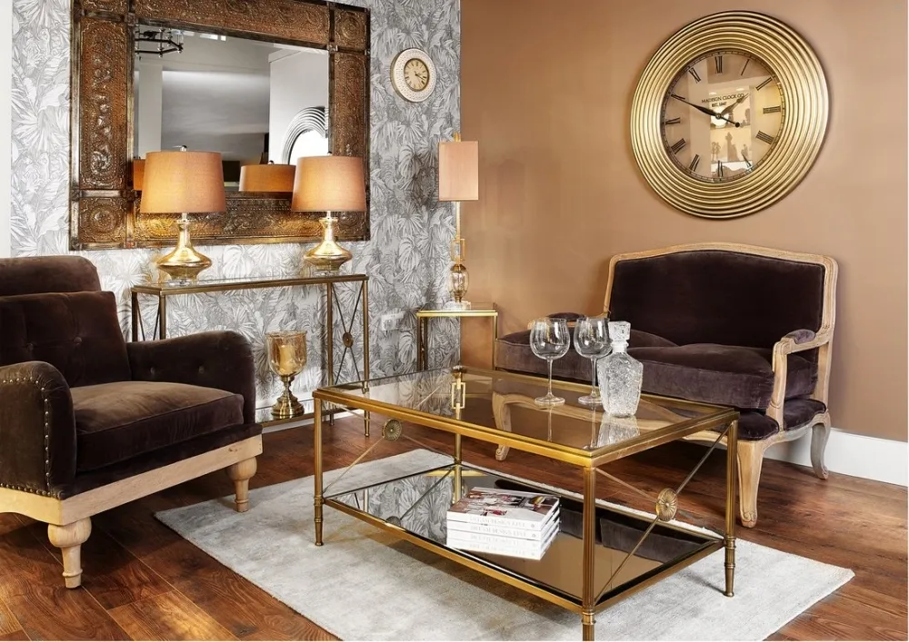 Zena Table Lamp (Set of 2) - Gold Crushed