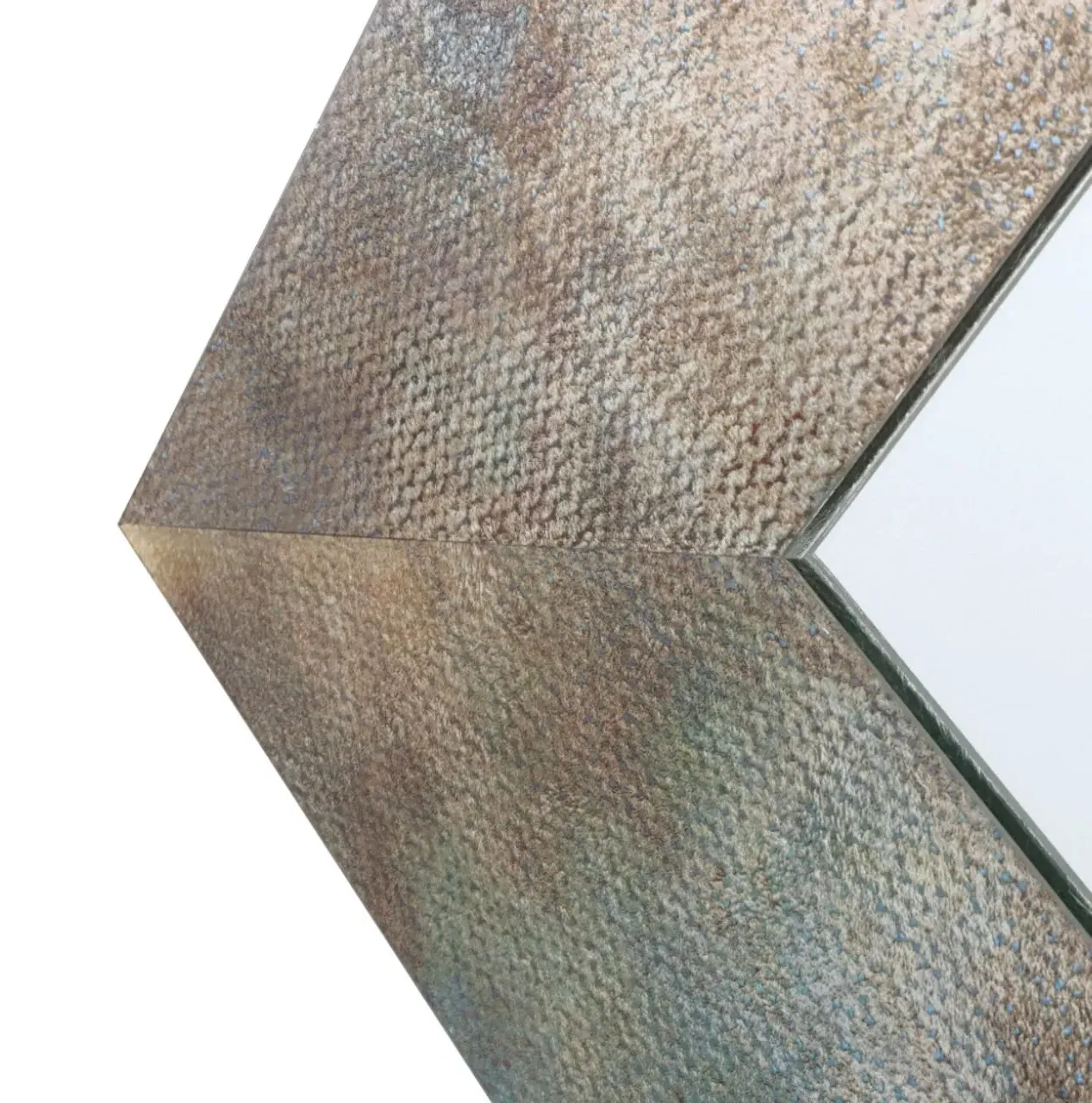 Zuri Rectangular Mirror - Blue