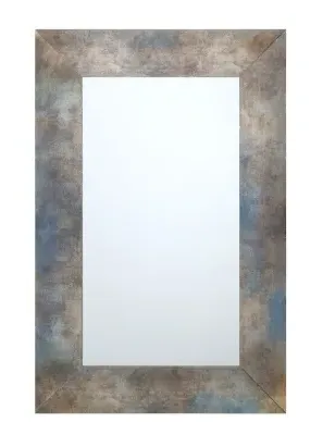 Zuri Rectangular Mirror - Blue image