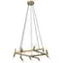 10 Bulbs Chandelier - Brass