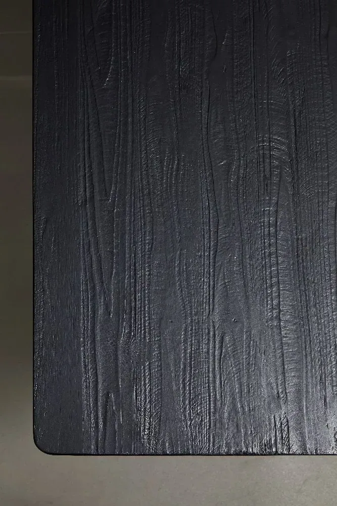 6-Seater Dining Table - Black, Gold