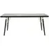6-Seater Dining Table - Black, Gold