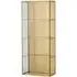 Ada Wall Display Cabinet - Gold, Metal