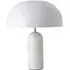 Atlas Table Lamp - White, Marble