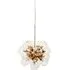 Atomic Hanging Lamp - Gold, Glass