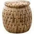 Baccio Round Stool - Natural, Rattan