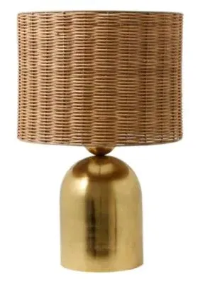 Basti Table Lamp - Natural, Gold image