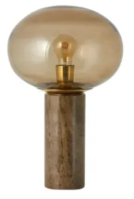 Bes Table Lamp - Smoked, Marble image