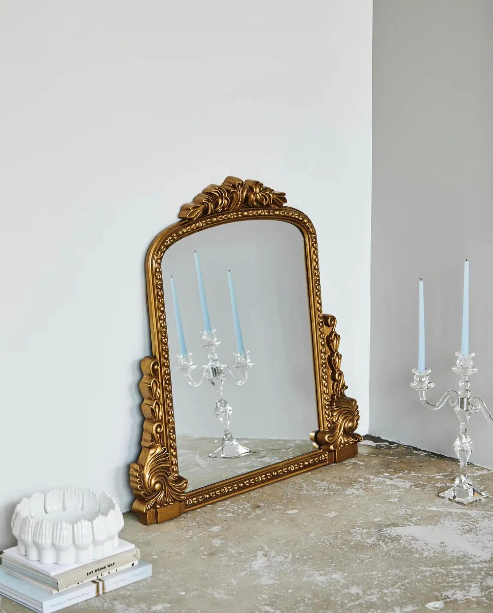 Bird Arch Mirror - Gold