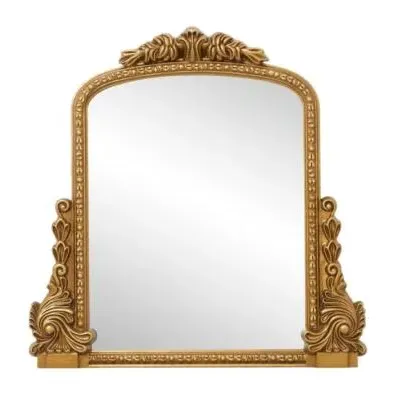 Bird Arch Mirror - Gold image