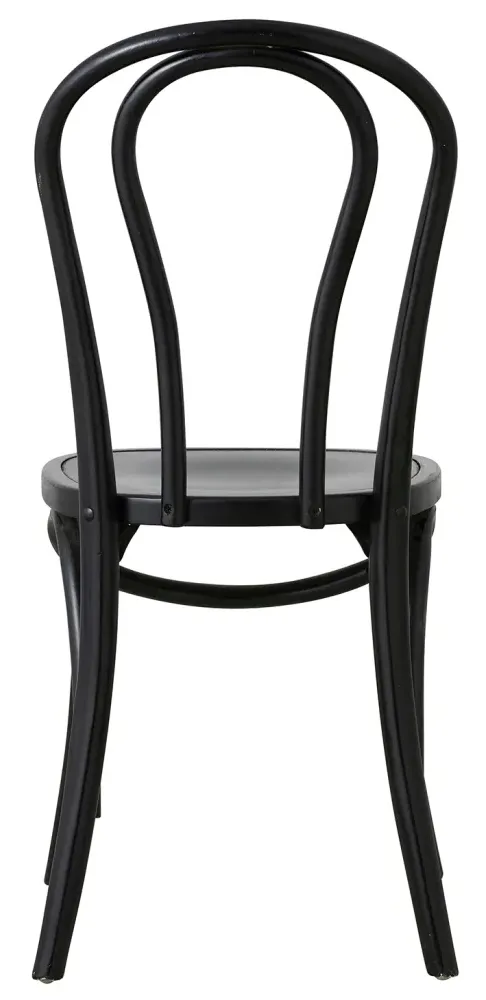 Bistro Bar Chair - Shiny Black, Wood