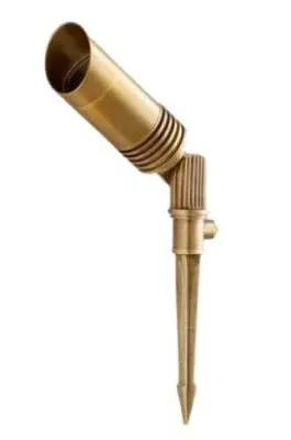Bragi Outdoor Spike Lamp - Brass