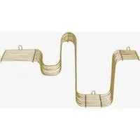 Brava Wall Shelf - Brass, Metal