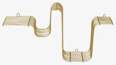 Brava Wall Shelf - Brass, Metal image