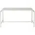 Brenta Writing Desk - White, Metal