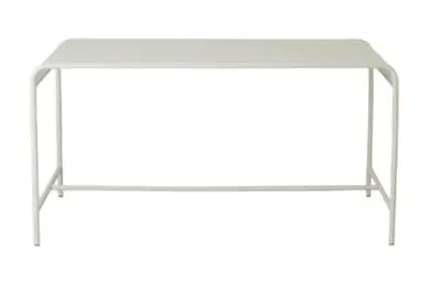 Brenta Writing Desk - White, Metal image