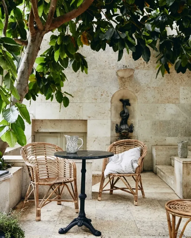 Cania Dining Chair - Natural, Bamboo