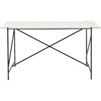 Dee Desk - White, Marble