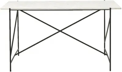 Dee Desk - White, Marble image
