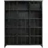 Downtown 3 Door Display Cabinet - Black