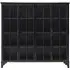 Downtown 4 Door Display Cabinet - Black