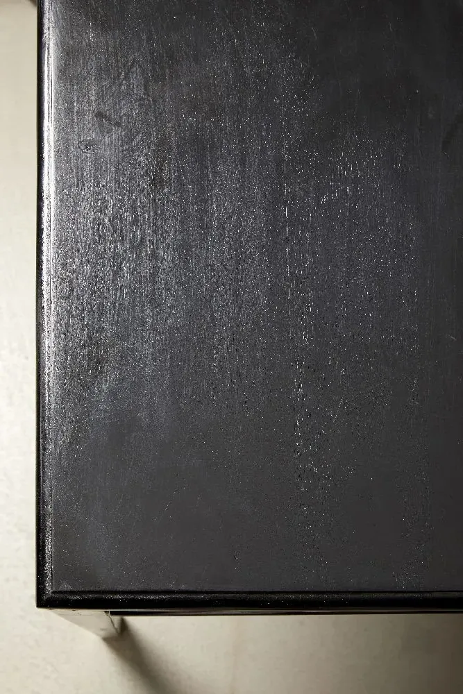 Ems Desk - Black, Mango Wood