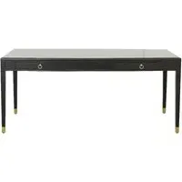 Ems Desk - Black, Mango Wood