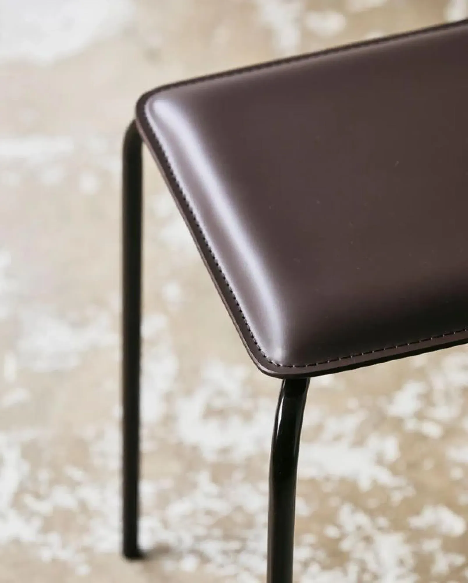 Esa Metal Stool - Brown