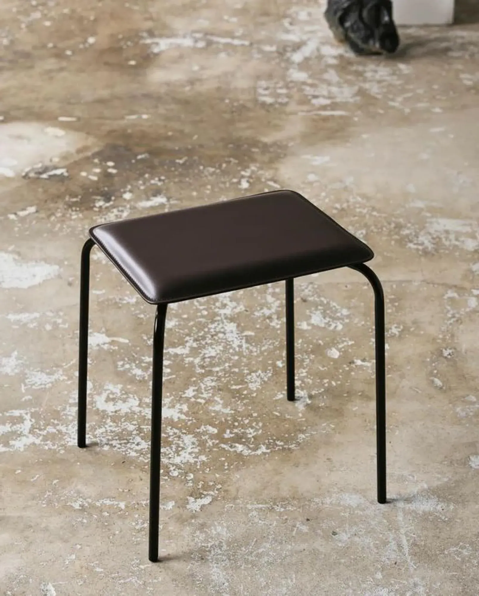 Esa Metal Stool - Brown
