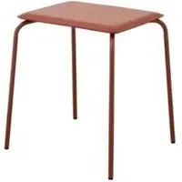 Esa Metal Stool - Rust Red