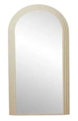 Falco Standing Mirror - Sand, Metal