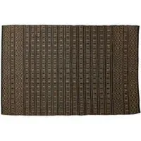 Farah Rug - Black Natural