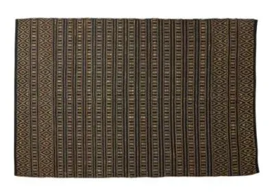 Farah Rug - Black Natural