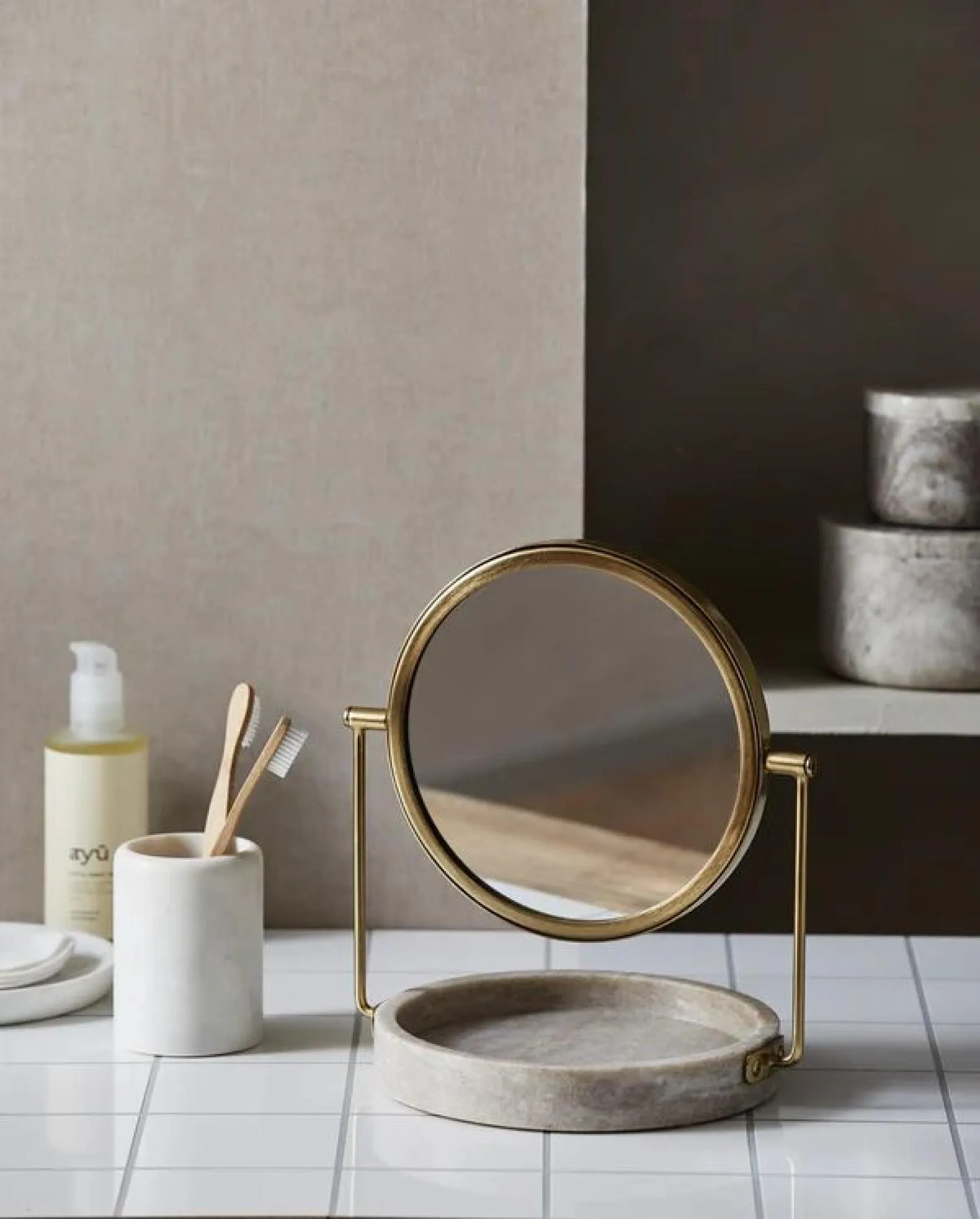 Haja Metal Mirror - Gold