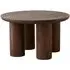 Helin Round Coffee Table - Dark Brown