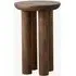 Helin Side Table - Dark Brown, Mango Wood