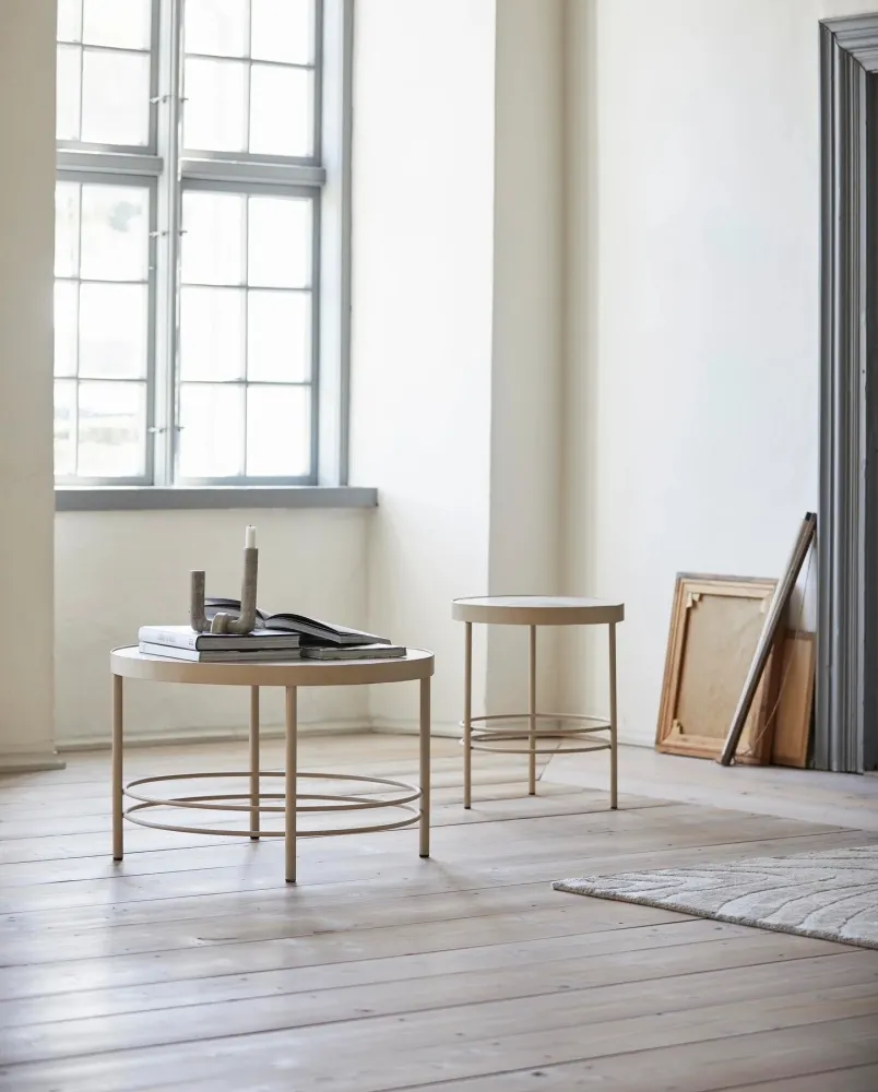 Jungo Side Table - Natural, Marble