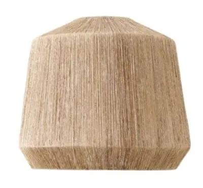 Jute Lamp Shade Set of 2 - Natural image