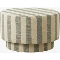 Ladoga Fabric Pouf - Natural