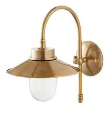 Lason Outdoor Wall Lamp - Brass