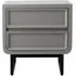 Ledro Bedside Cabinet - Grey