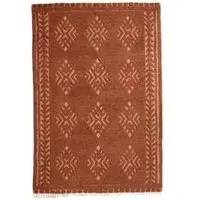 Marla Large Rug - Rust