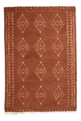 Marla Large Rug - Rust