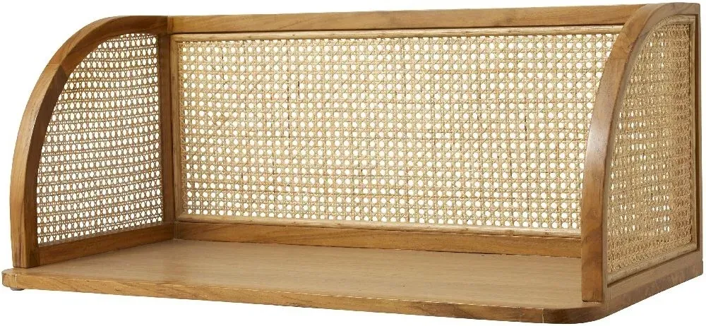 Merge Wall Shelf - Natural, Rattan