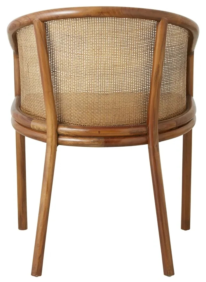 Mosso Rattan Dining Chair Set of 2 - Light Brown